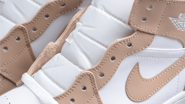 Jordan 1 mid tan gum 6