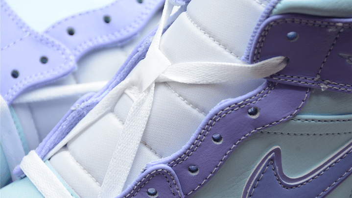 Jordan 1 mid purple aqua 3