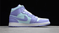 Jordan 1 mid purple aqua - Miniatura 6