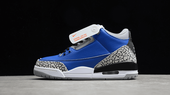 Jordan retro 3 varsity royal 1