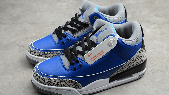 Jordan retro 3 varsity royal 5