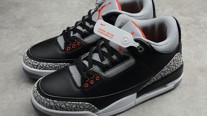 Jordan retro 3 Black cement 5