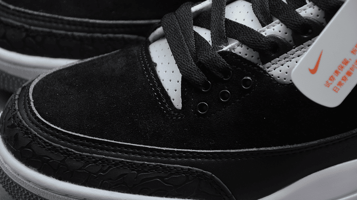 Jordan retro 3  tinker black 6