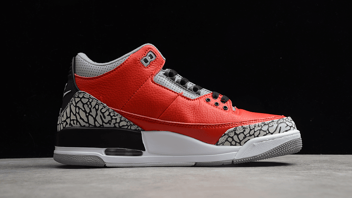Jordan retro 3 red cement 2
