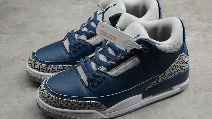 Jordan retro 3 midnight navy 5