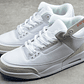 Jordan retro 3 pure white - Miniatura 5