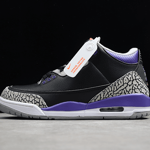 Jordan retro 3 court purple