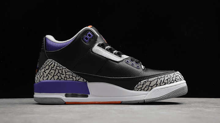 Jordan retro 3 court purple 2
