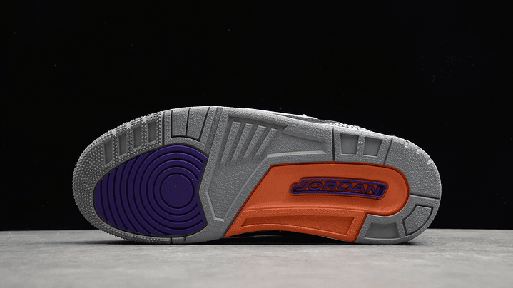 Jordan retro 3 court purple 3
