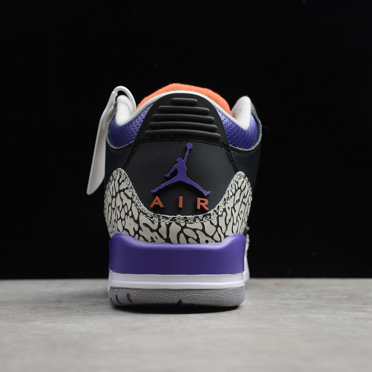 Jordan retro 3 court purple 4