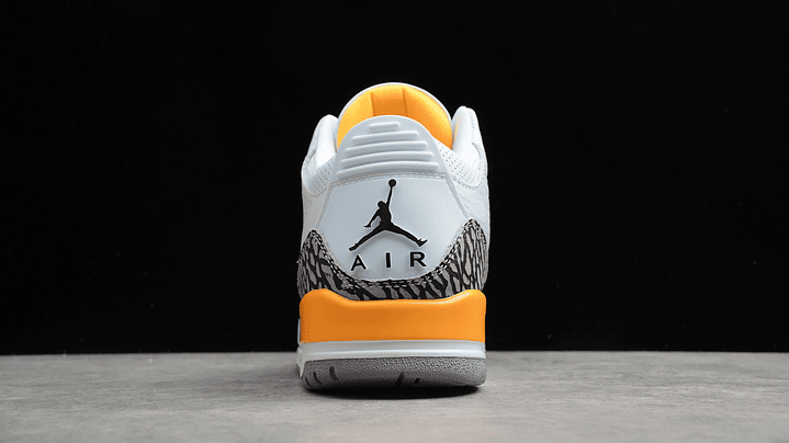 Jordan retro 3  laser orange 4