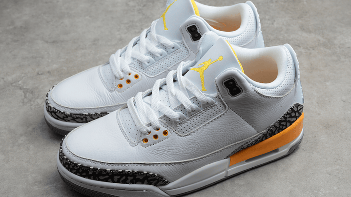 Jordan retro 3  laser orange 5