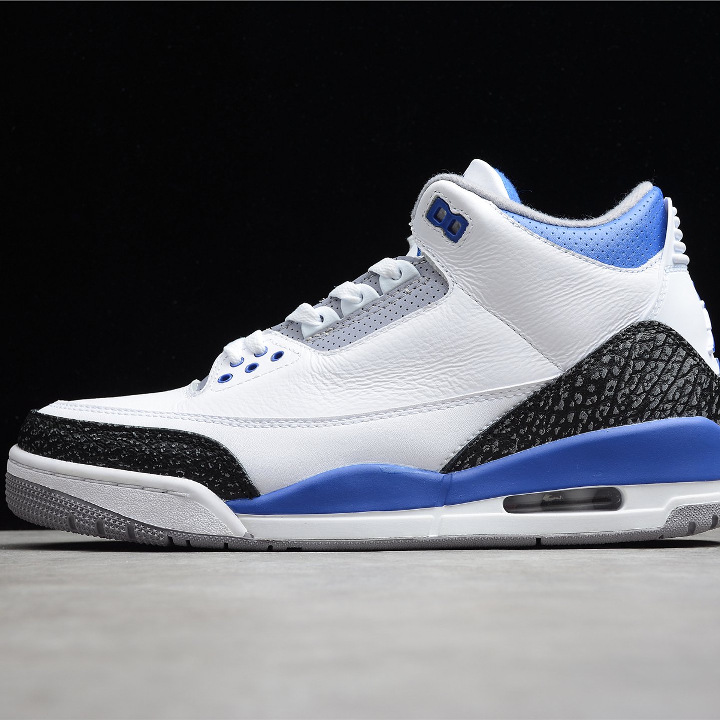 Jordan retro 3 racer blue 1