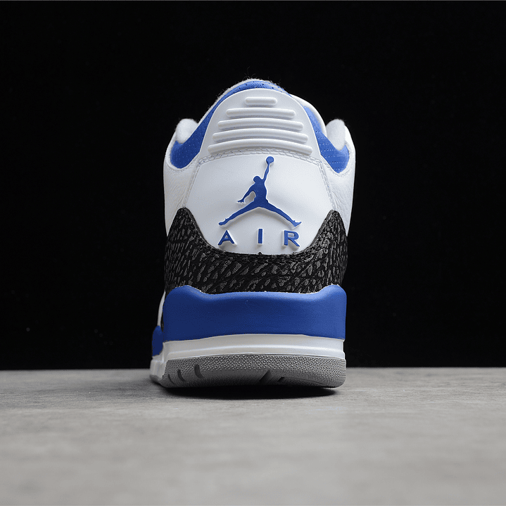 Jordan retro 3 racer blue 5