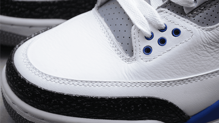 Jordan retro 3 racer blue 6