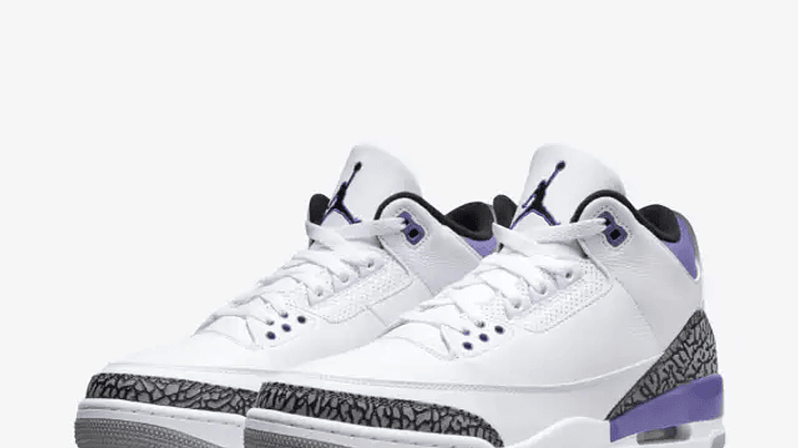Jordan retro 3 dark iris 5