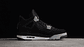 Jordan retro 4 black canvas - Miniatura 2