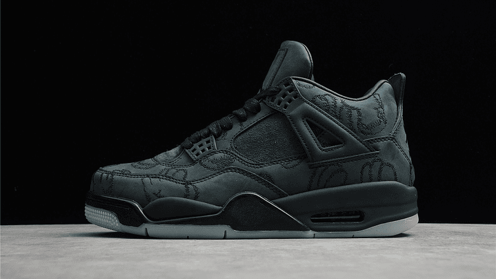 Jordan retro 4 x Kaws black 1