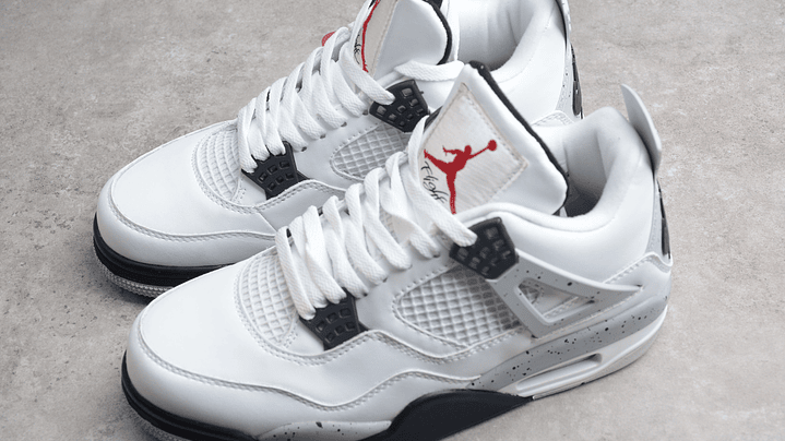 Jordan retro 4 White cement 5