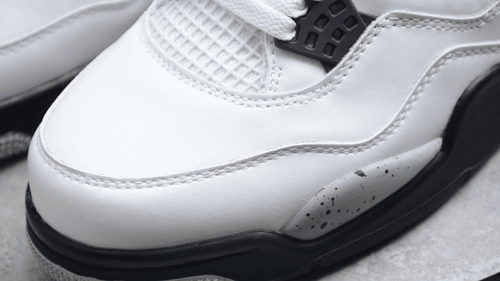 Jordan retro 4 White cement 6