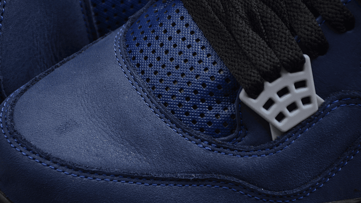 Jordan retro 4 winterized loyal blue 5