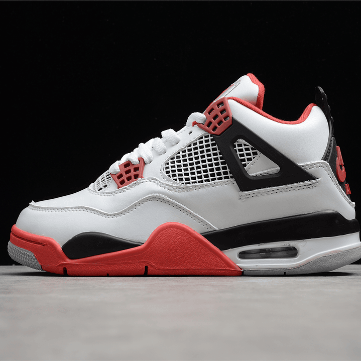 Jordan retro 4 fire red 1