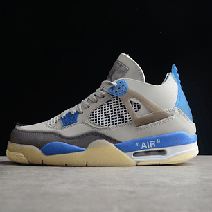 Jordan retro 4 off white military blue