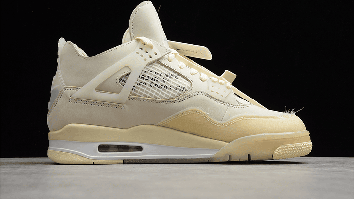 Jordan retro 4 off white sail 4