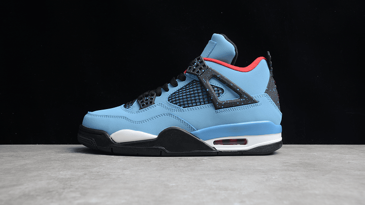 Jordan retro 4 x Travis Scott blue Friends & Family 1