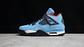 Jordan retro 4 x Travis Scott blue Friends & Family - Miniatura 1