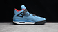 Jordan retro 4 x Travis Scott blue Friends & Family - Miniatura 2