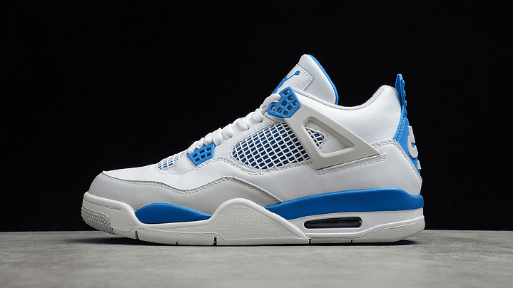 Jordan retro 4 military blue 1