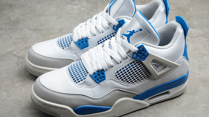 Jordan retro 4 military blue 5