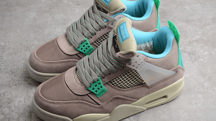 Jordan retro 4 taupe haze union 5