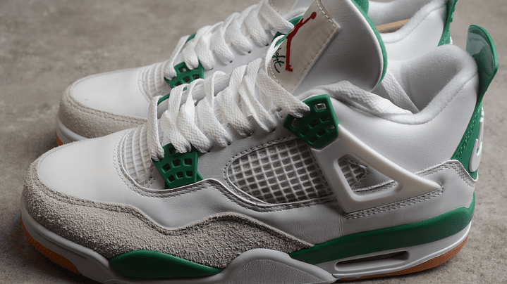 Jordan retro 4 pine green 5