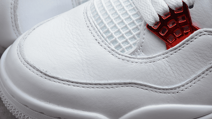 Jordan retro 4 metallic red 6