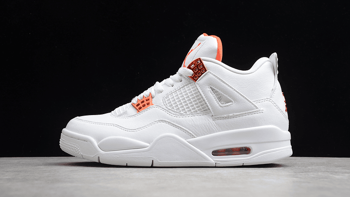 Jordan retro 4 metallic orange 1