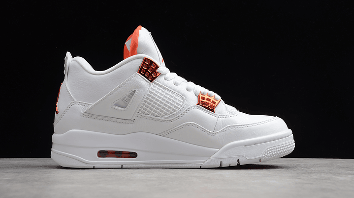 Jordan retro 4 metallic orange 2