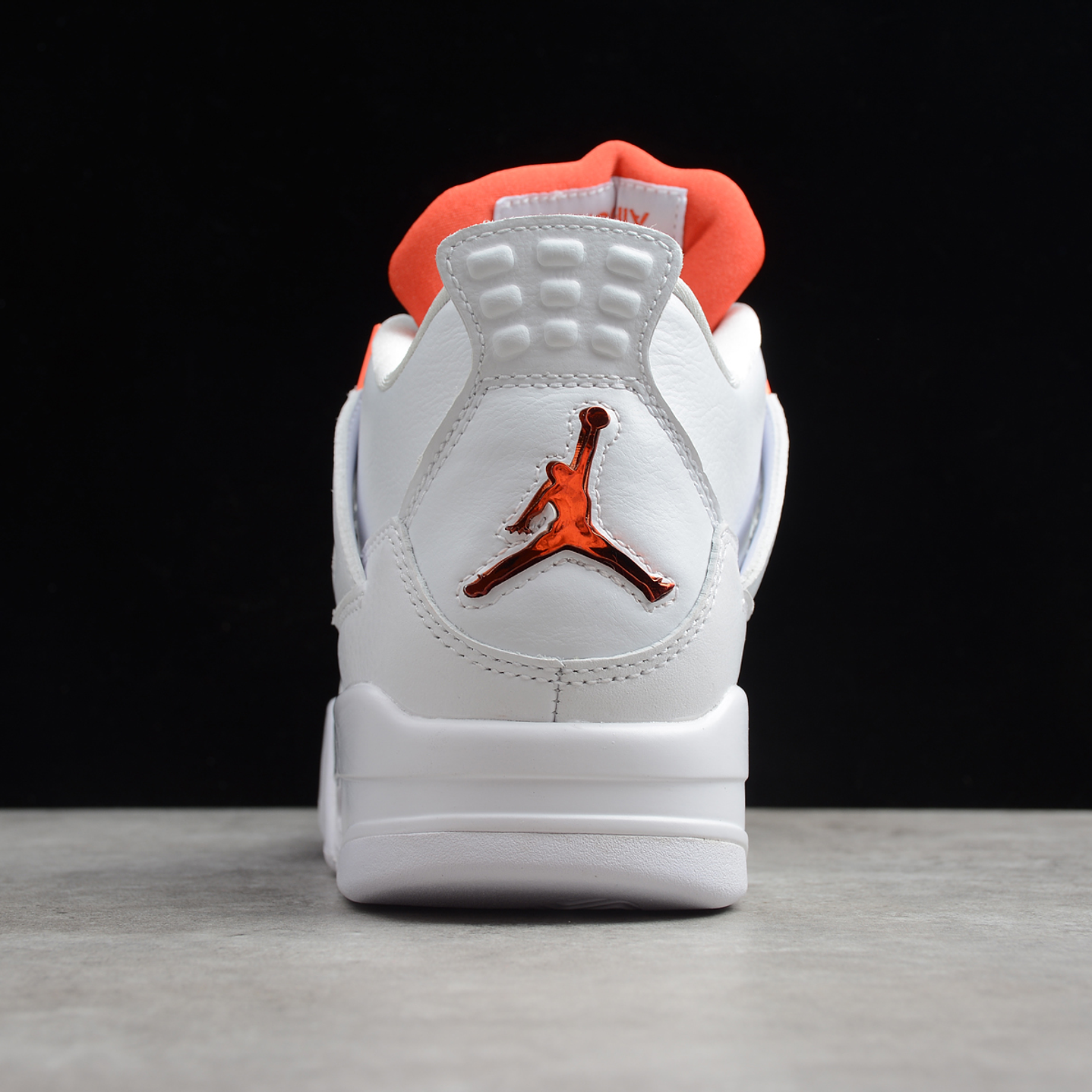 Jordan retro 4 metallic orange 4