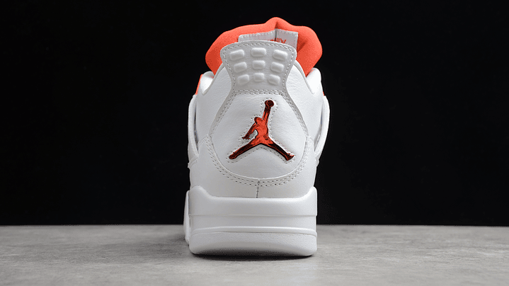 Jordan retro 4 metallic orange 4