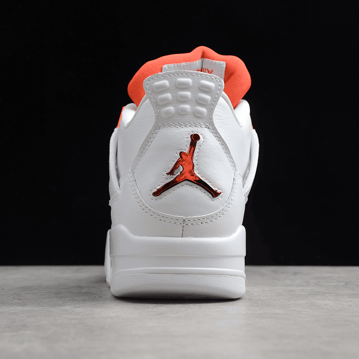 Jordan retro 4 metallic orange 4