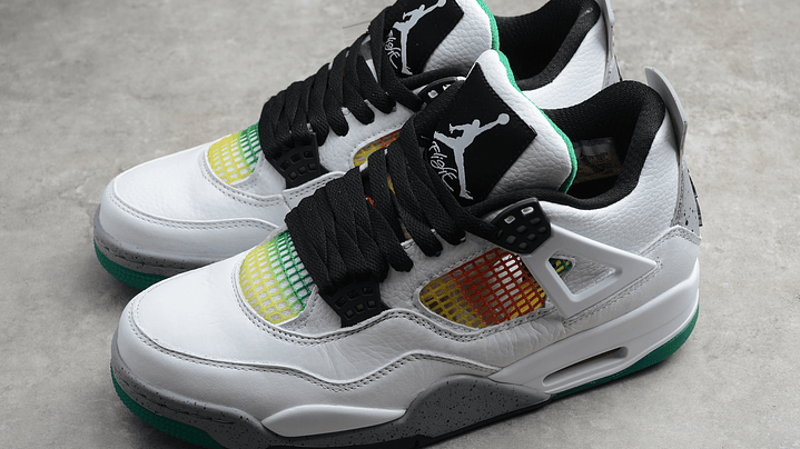 Jordan retro 4  lucid green 2