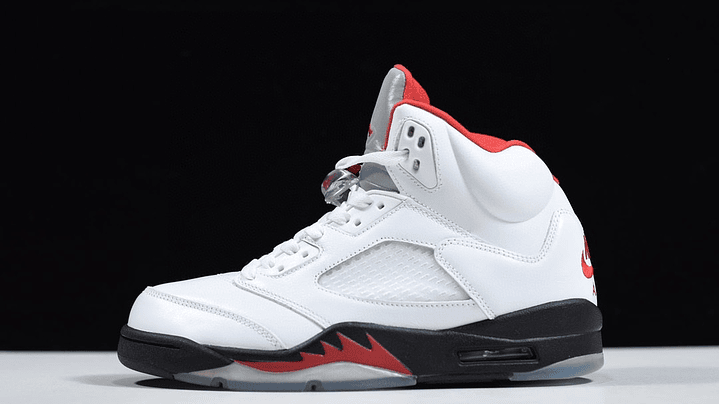 Jordan 5 retro fire red silver tongue (2020) 1
