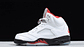 Jordan 5 retro fire red silver tongue (2020) - Miniatura 1