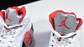 Jordan 5 retro fire red silver tongue (2020) - Miniatura 6