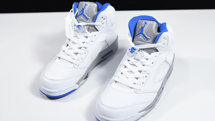 Jordan 5 white stealth 4