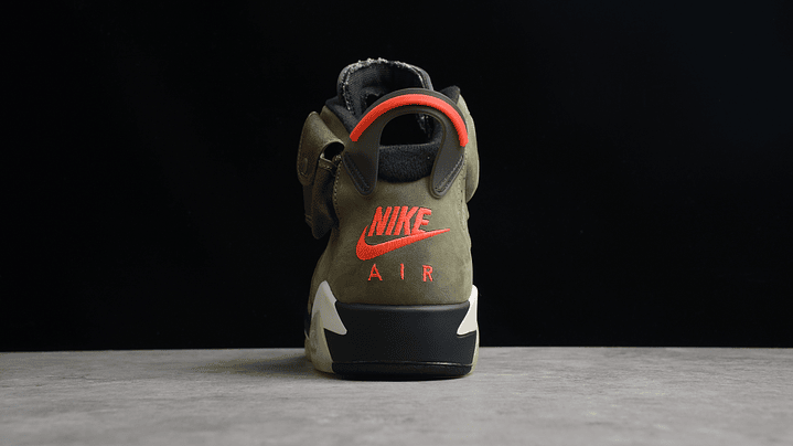 Jordan retro 6 x Travis Scott green 4