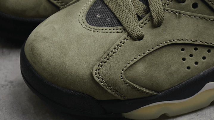 Jordan retro 6 x Travis Scott green 6