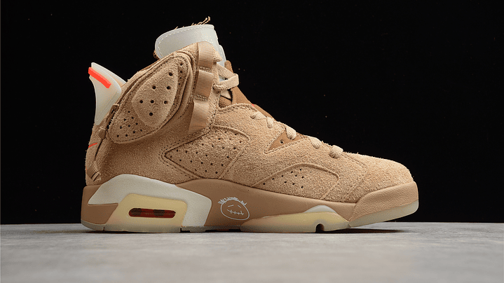 Jordan retro 6 x Travis Scott khaki 2