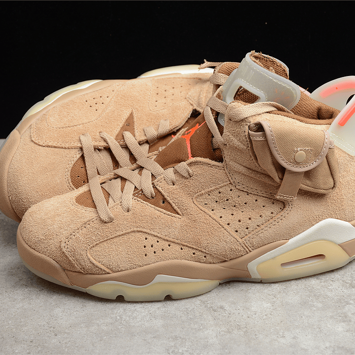 Jordan retro 6 x Travis Scott khaki 3